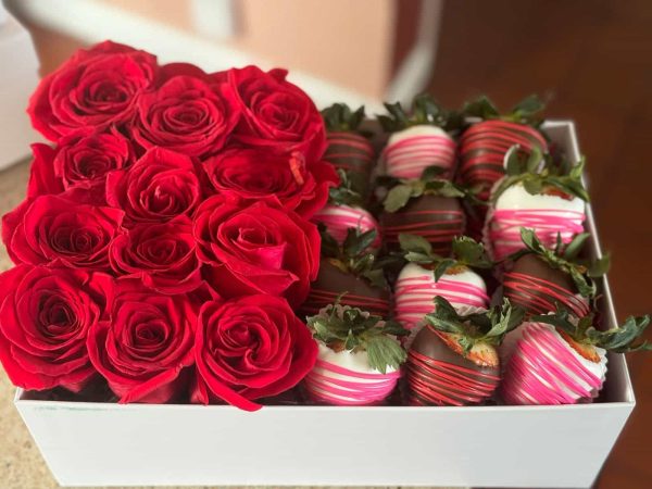 San Valentín Caja Surtida de Fresas con Chocolate - Imagen 4
