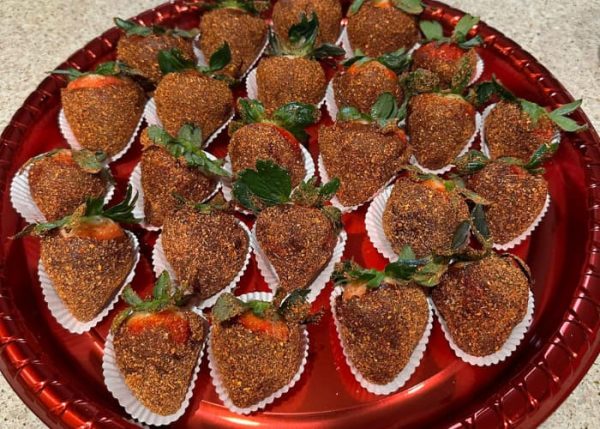 Fresas Crispy Chamoy
